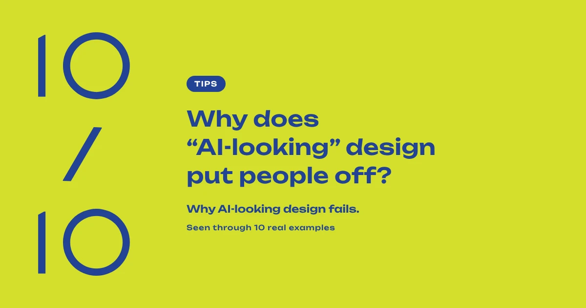 Why does “AI-looking” design put people off?