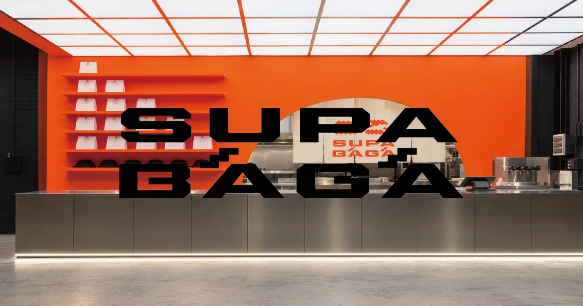 The making of SUPA BĀGĀ: a logo born from “burger” and a kaiju’s “gā”