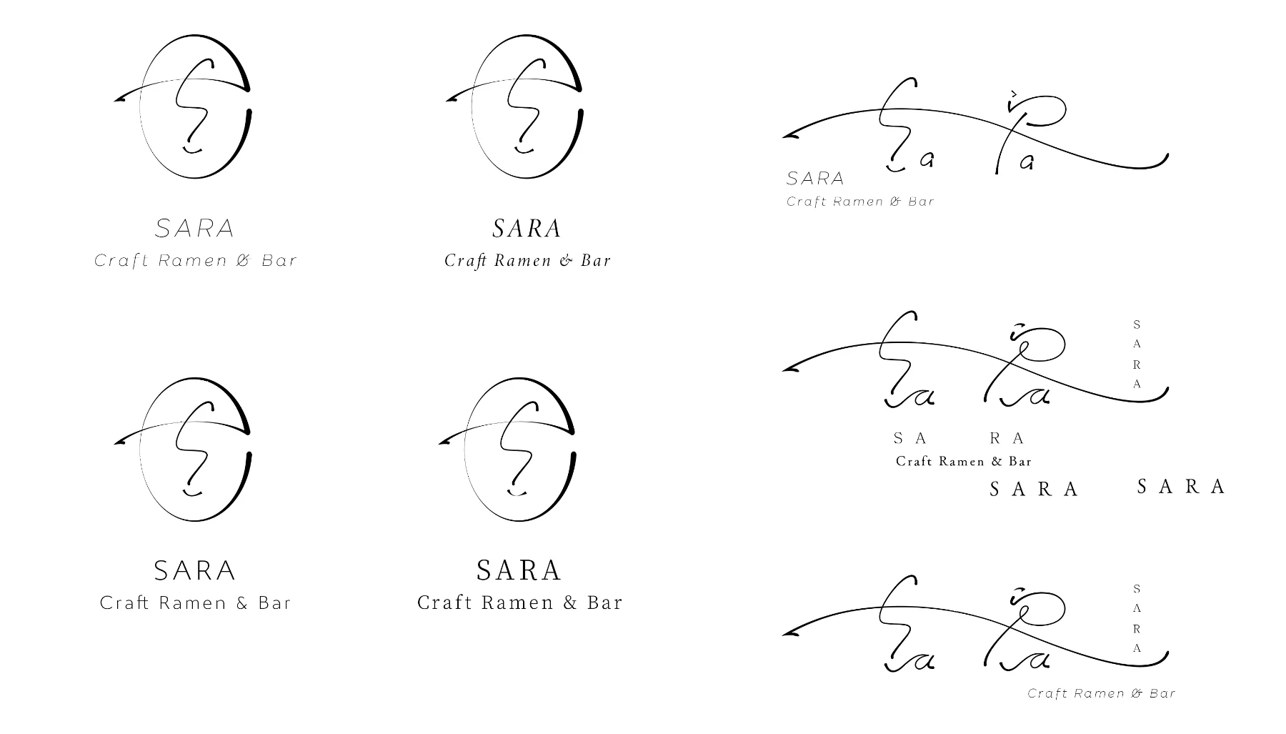 SARA 手書き風ロゴの検討