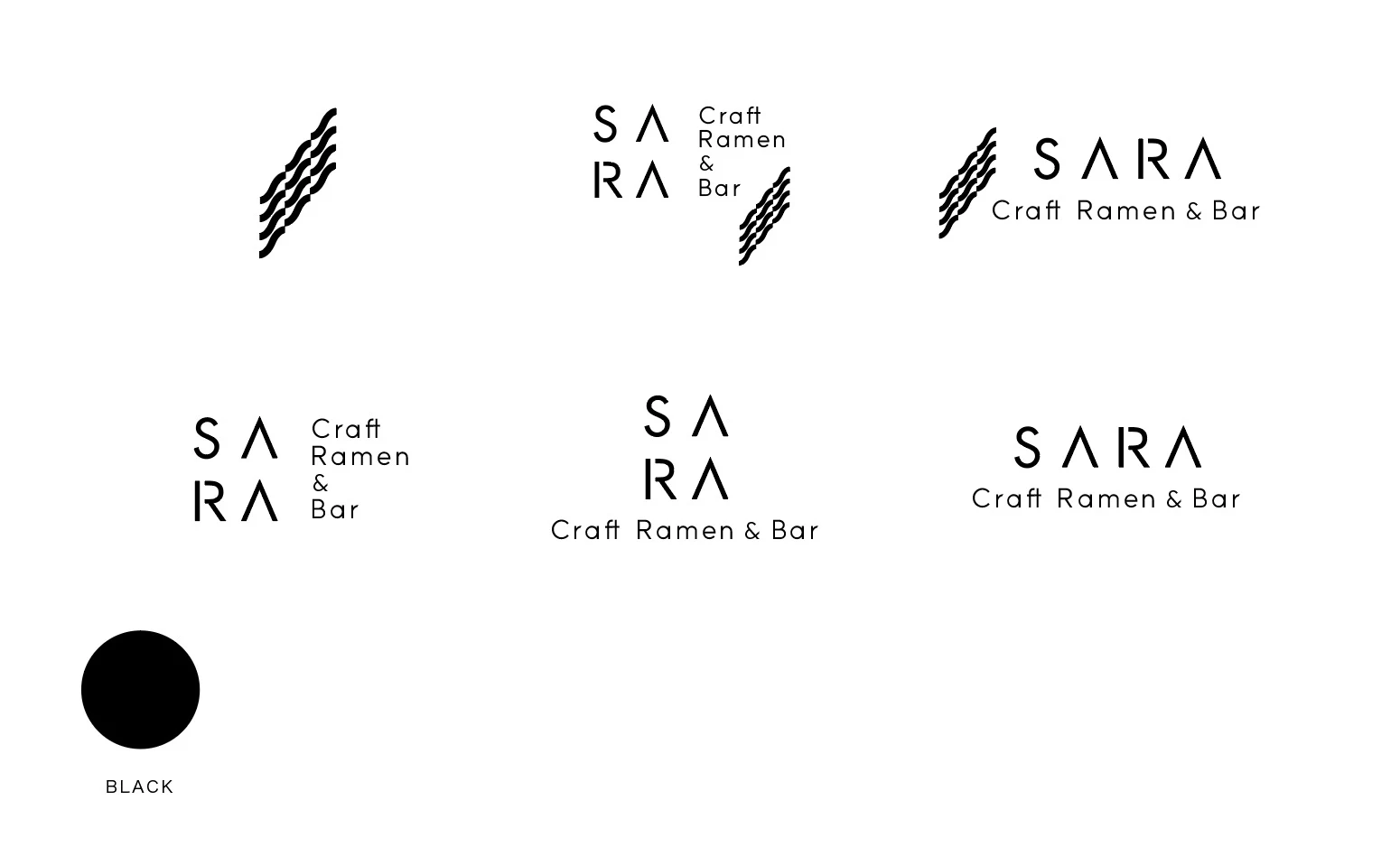 SARA ロゴ案（ウェーブ）